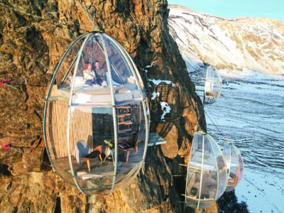 Glamping on the Edge of the World